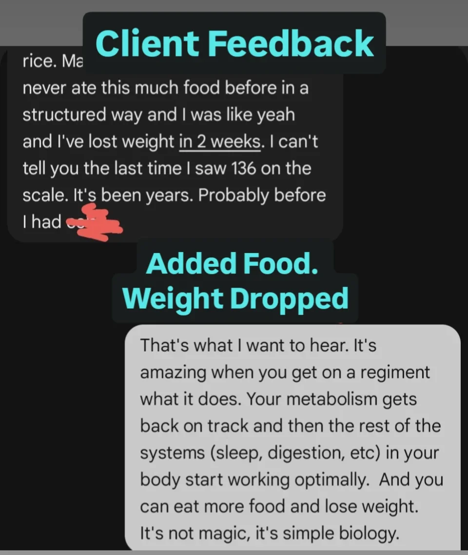 Client feedback